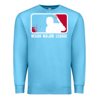 Ocean Blue negan major league Premium Sweatshirt - artisFamous