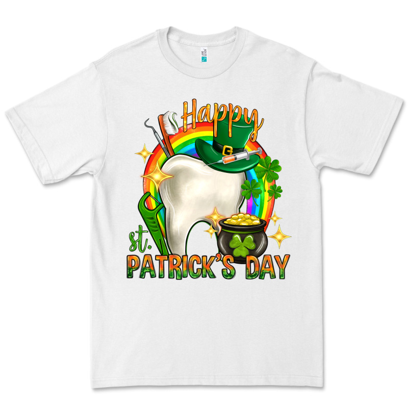Happy Dentist St. Patrick's Day Premium Tee by HowdyJamesFarm | Teevron