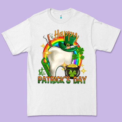 Happy Dentist St. Patrick's Day Premium Tee Designed By Howdyjamesfarm