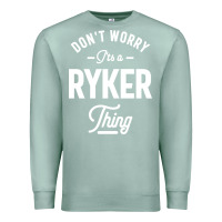 Seafoam Ryker Personalized Name Birthday Gift Premium Sweatshirt - artisFamous