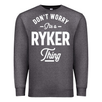 Charcoal Heather Ryker Personalized Name Birthday Gift Premium Sweatshirt - artisFamous