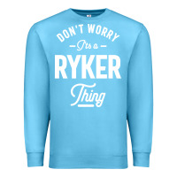 Ocean Blue Ryker Personalized Name Birthday Gift Premium Sweatshirt - artisFamous