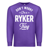Purple Ryker Personalized Name Birthday Gift Premium Sweatshirt - artisFamous
