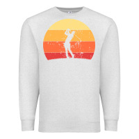 Oatmeal Heather Vintage Retro Golf | Golfers Premium Sweatshirt - artisFamous