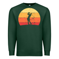 Sports Green Vintage Retro Golf | Golfers Premium Sweatshirt - artisFamous