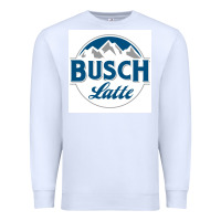 White latte classic busch Premium Sweatshirt - artisFamous