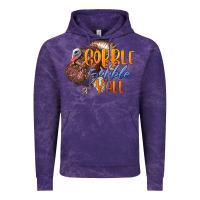 Cloud Purple Fall Gobble Gobble Y'all Vintage Hoodie - LillyAllenDesigns