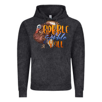 Vintage Black Fall Gobble Gobble Y'all Vintage Hoodie - LillyAllenDesigns