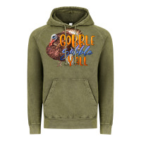 Vintage Olive Fall Gobble Gobble Y'all Vintage Hoodie - LillyAllenDesigns
