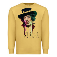 Antique Gold jimi hendrix Premium Sweatshirt - artisFamous