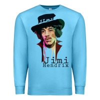 Ocean Blue jimi hendrix Premium Sweatshirt - artisFamous