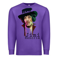 Purple jimi hendrix Premium Sweatshirt - artisFamous