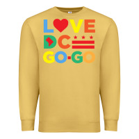 Antique Gold love dc gogo Premium Sweatshirt - artisFamous