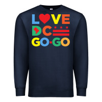 Navy love dc gogo Premium Sweatshirt - artisFamous
