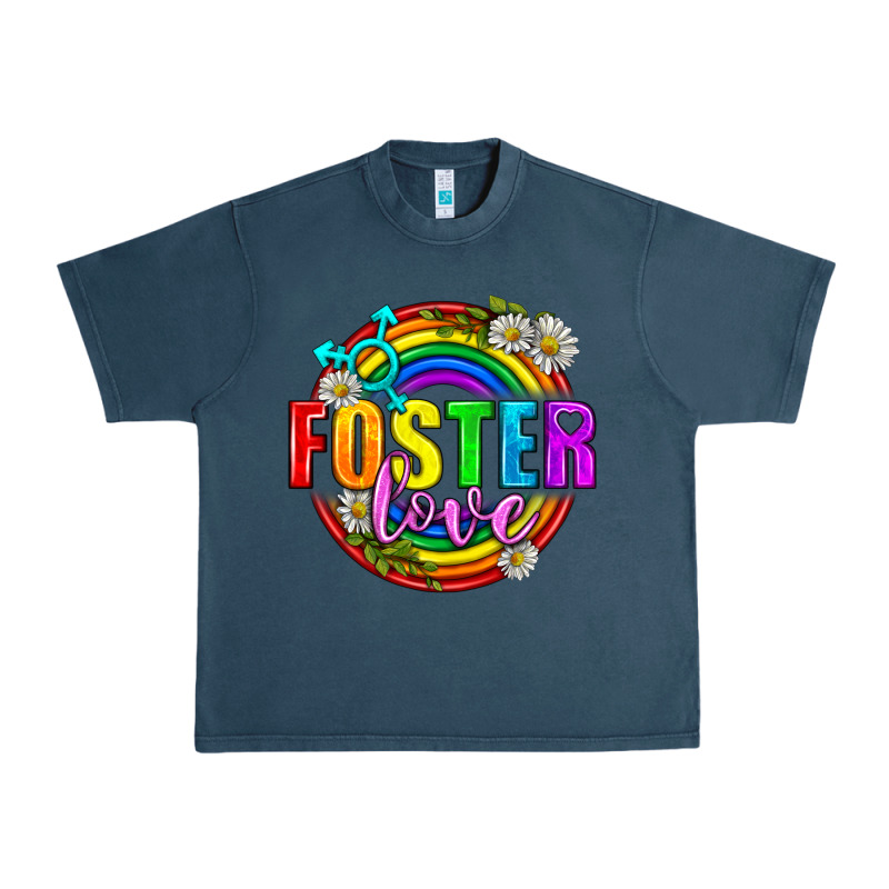 Foster Love Pride Lgbtq Urban Heavy Tee by BundleAndBundleShop | Teevron