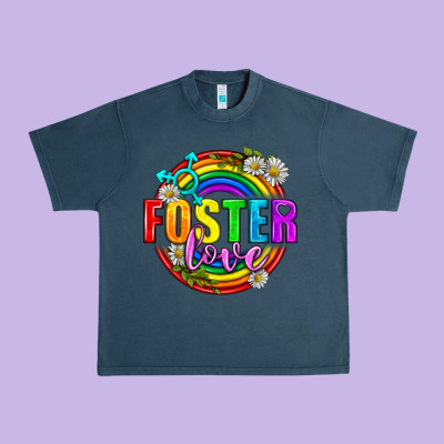 Foster Love Pride Lgbtq Urban Heavy Tee Designed By Bundleandbundleshop