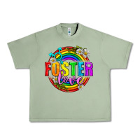 Oil Green Foster Love Pride Lgbtq Urban Heavy Tee - BundleAndBundleShop