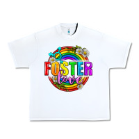 White Foster Love Pride Lgbtq Urban Heavy Tee - BundleAndBundleShop