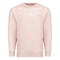 Pale Pink Stranger Premium Sweatshirt - artisFamous