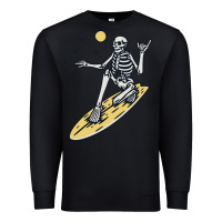 Black Surfing Premium Sweatshirt - artisFamous