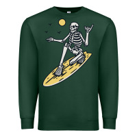 Sports Green Surfing Premium Sweatshirt - artisFamous