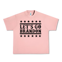 Salmon let's go brandon black Urban Heavy Tee - Jasminsmagicworld
