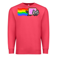 Cardinal Nyan Cat Premium Sweatshirt - artisFamous