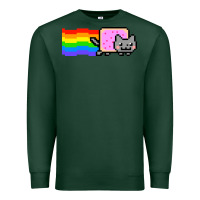Sports Green Nyan Cat Premium Sweatshirt - artisFamous