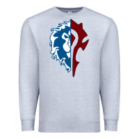 Heather Grey WORLD OF WARCRAFT MISTS OF PANDARIA HORDE Premium Sweatshirt - artisFamous