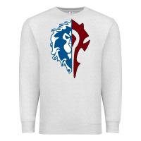 Oatmeal Heather WORLD OF WARCRAFT MISTS OF PANDARIA HORDE Premium Sweatshirt - artisFamous