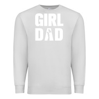 Dove Grey Girl Dad Premium Sweatshirt - artisFamous