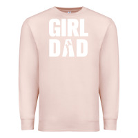 Pale Pink Girl Dad Premium Sweatshirt - artisFamous