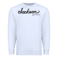 White JACKSON GUITAR Premium Sweatshirt - artisFamous