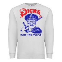 Dove Grey Dicks Hate The Police Premium Sweatshirt - artisFamous