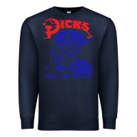 Navy Dicks Hate The Police Premium Sweatshirt - artisFamous