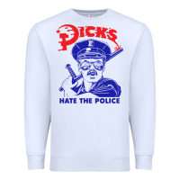 White Dicks Hate The Police Premium Sweatshirt - artisFamous