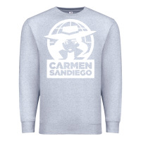 Heather Grey carmen sandiego Premium Sweatshirt - artisFamous