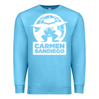 Ocean Blue carmen sandiego Premium Sweatshirt - artisFamous