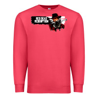 Cardinal Red Dead Redemption 2 Red Moon Cowboy Premium Sweatshirt - artisFamous