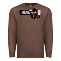 Chestnut Red Dead Redemption 2 Red Moon Cowboy Premium Sweatshirt - artisFamous