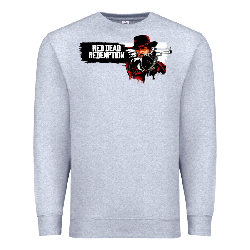 Red Dead Redemption 2 Red Moon Cowboy Premium Sweatshirt by artisFamous | Teevron
