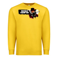 Lemon Red Dead Redemption 2 Red Moon Cowboy Premium Sweatshirt - artisFamous