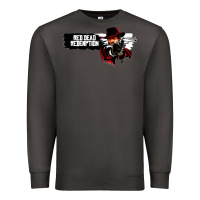 Smoke Red Dead Redemption 2 Red Moon Cowboy Premium Sweatshirt - artisFamous