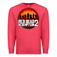 Cardinal Red Dead Redemption 2 Red Moon Cowboy Premium Sweatshirt - artisFamous