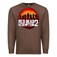 Chestnut Red Dead Redemption 2 Red Moon Cowboy Premium Sweatshirt - artisFamous