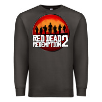 Smoke Red Dead Redemption 2 Red Moon Cowboy Premium Sweatshirt - artisFamous