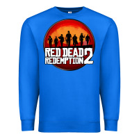 True Royal Red Dead Redemption 2 Red Moon Cowboy Premium Sweatshirt - artisFamous