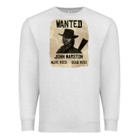 Oatmeal Heather Red Dead Redemption 2 Red Moon Cowboy wanted john marston Premium Sweatshirt - artisFamous