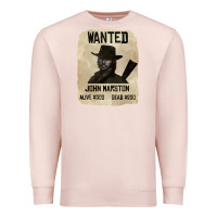 Pale Pink Red Dead Redemption 2 Red Moon Cowboy wanted john marston Premium Sweatshirt - artisFamous