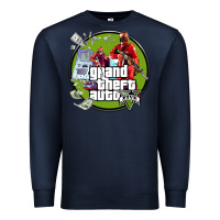 Navy Grand Theft Auto Premium Sweatshirt - artisFamous